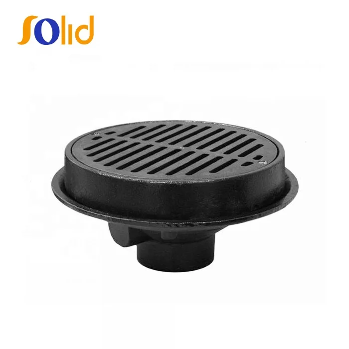 Heavy Duty Cast Iron Manhole Cover Floor Drain Quick Slop Floor Drain Roof Drain