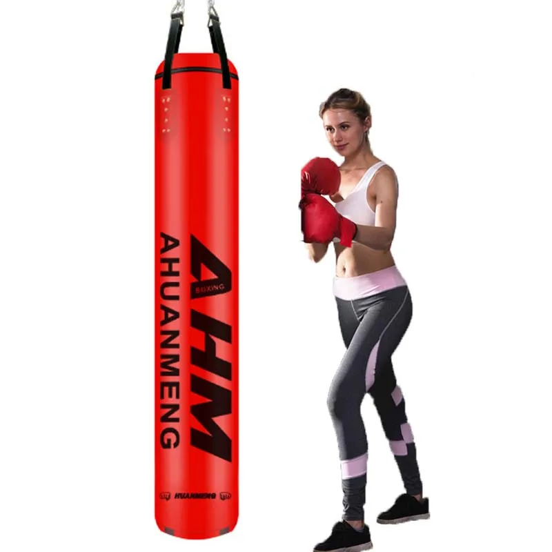 

Heavy bags MMA Kick Boxing, Martial Arts Punching Bag with Hanging Chains