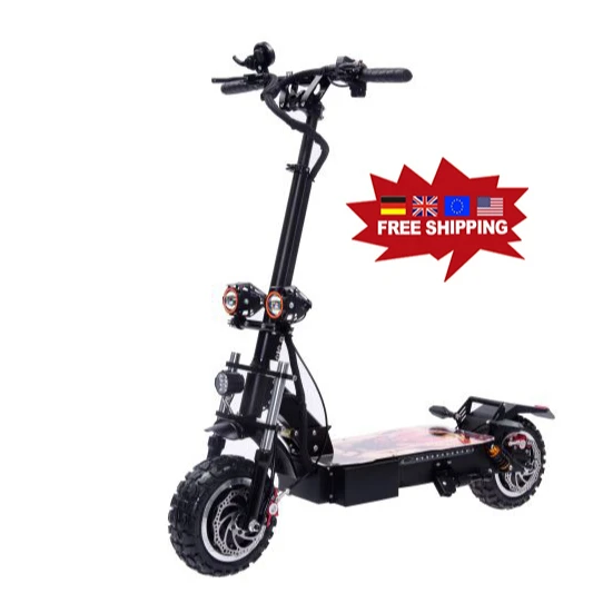 

Hot Sale off road 11inch 5600w shenzhen superbike Free shipping free duty EU warehouse fast electric scooter with seat