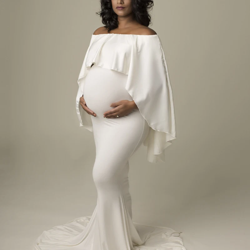 

Europe America Pregnant Dress Women Photoshoot Dresses Maternity Dress For Baby Shower