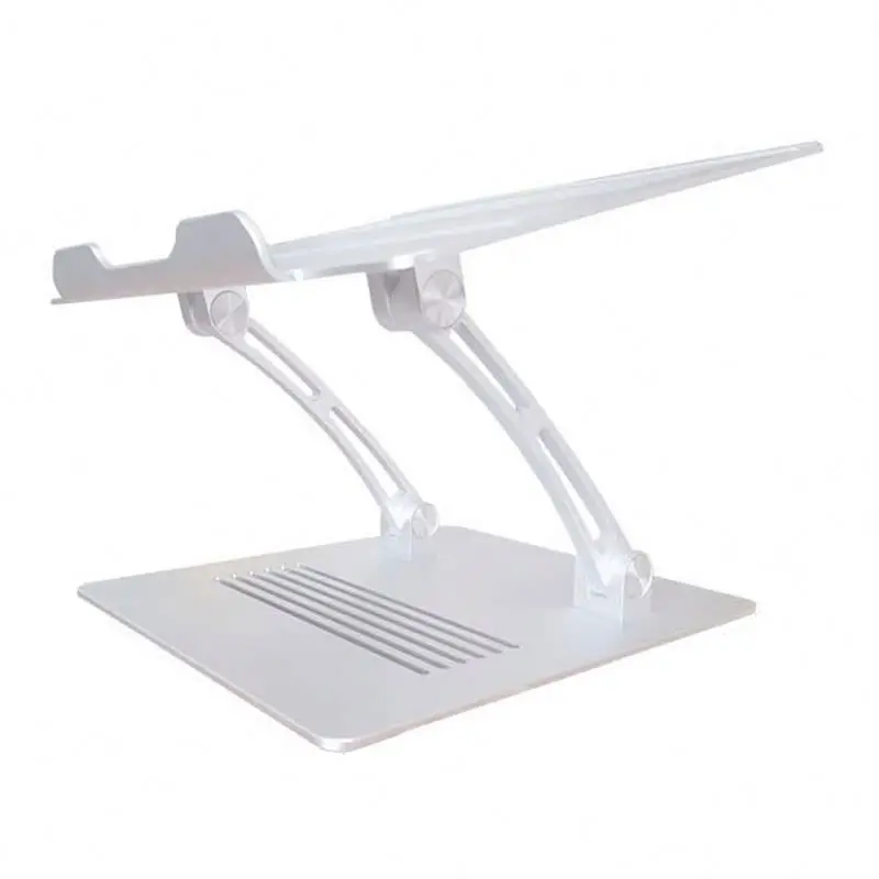 

Aluminum laptop stand TOLve portable folding laptop stand, Silver