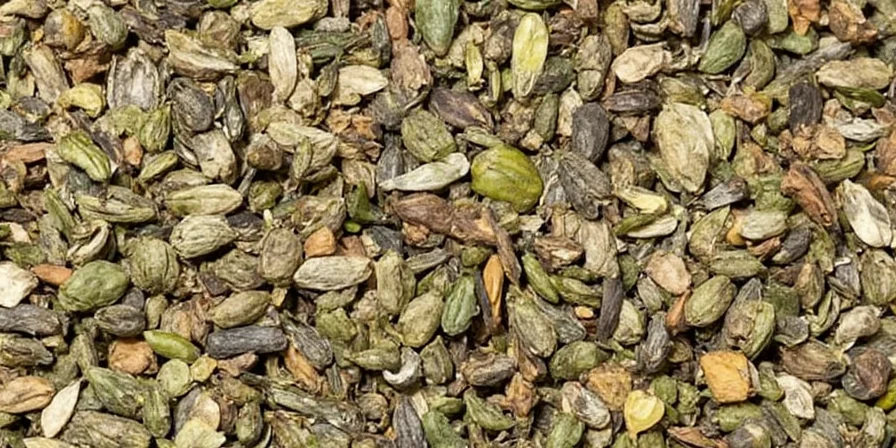 Side by side comparison of fresh and old dried herbs
