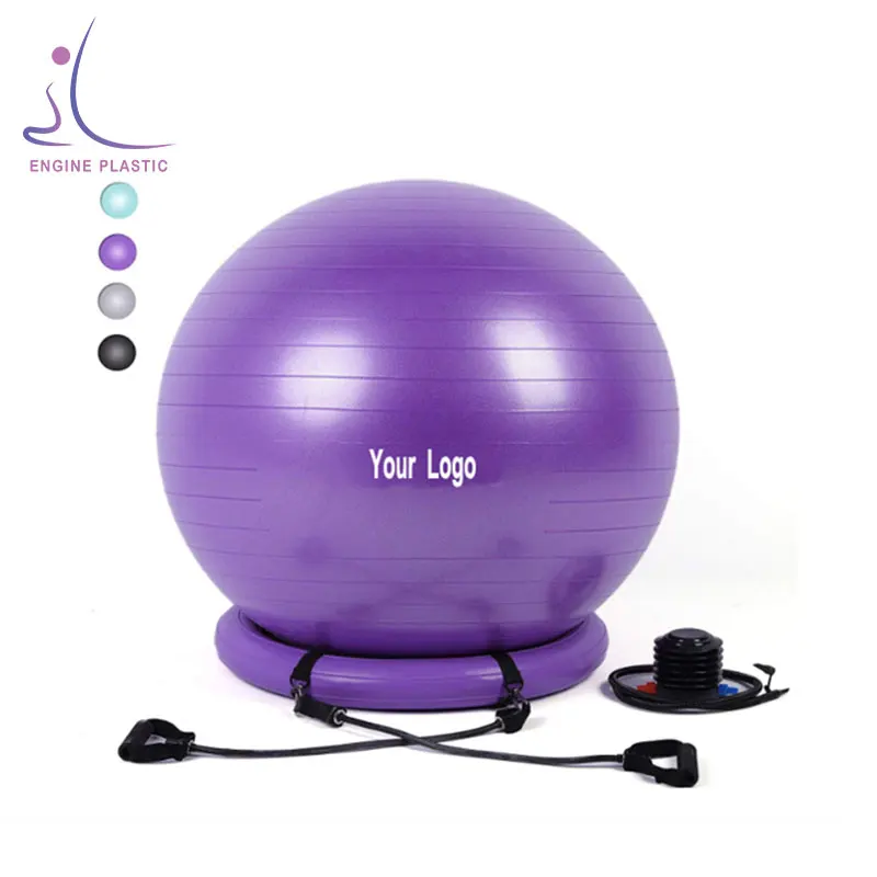 

Wholesale PVC Colorful Exercise 65 cm 75 cm Gym Fitness Exercise Ball Yoga, Green, blue, orange or custom
