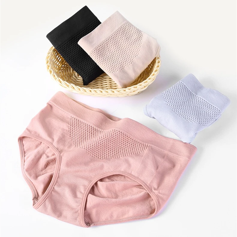 

Cotton Comfortable Panties Soft cotton mature ladies panty seamless ladies full panties