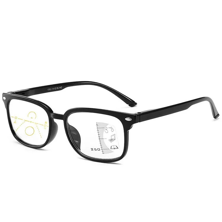 

New Fashion Vintage Progressive Multifocal Blue Light Blocking Men Women Adjustable Reading Glasses