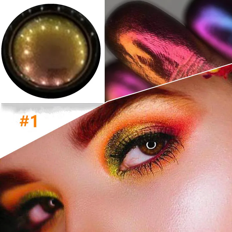 

Multi Colors Cheap Chameleon Eyeshadow Long Lasting Easy Coloring Eye Shadow, 9 colors
