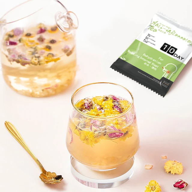 Smooth Skin Tea Herbal Tea Private Label Tea Blooming Flower - 4uTea | 4uTea.com