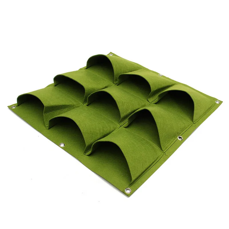 

New Indoor and Outdoor Vertical Garden Wall Hanging Planter, Black or green