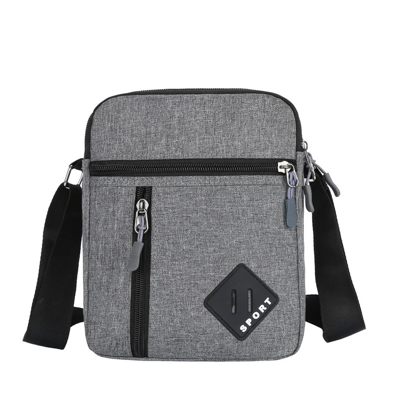 

Korean Simple Oxford Cloth Outdoor Sports Shoulder Large Capacity Messenger Bag, 3 colors