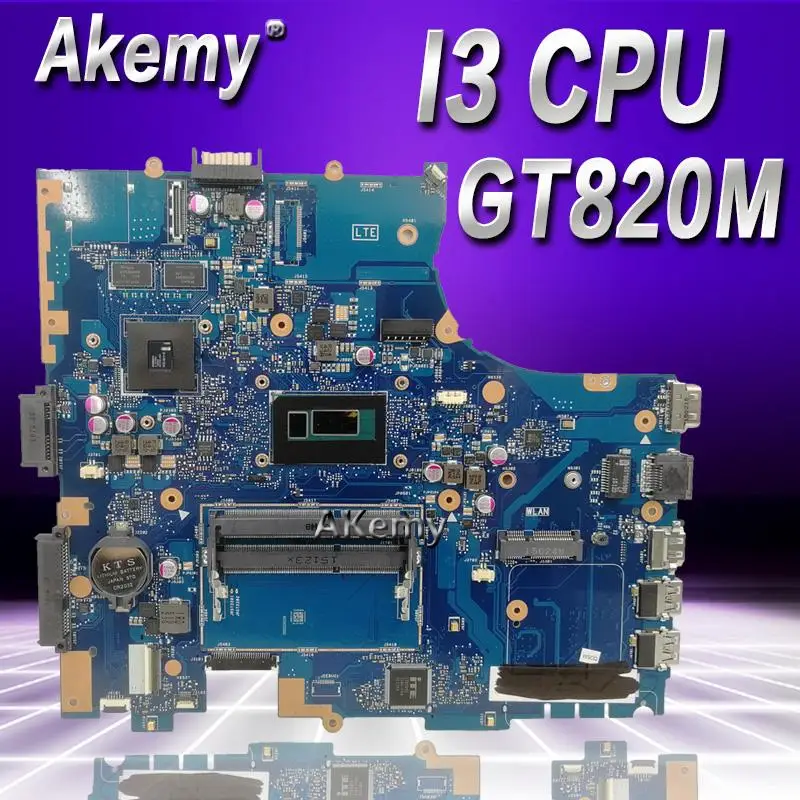 

Akemy PU551LD Laptop motherboard For Asus PU551LD P551L PU551LA PRO551L Test original mainboard I3 CPU GT820M