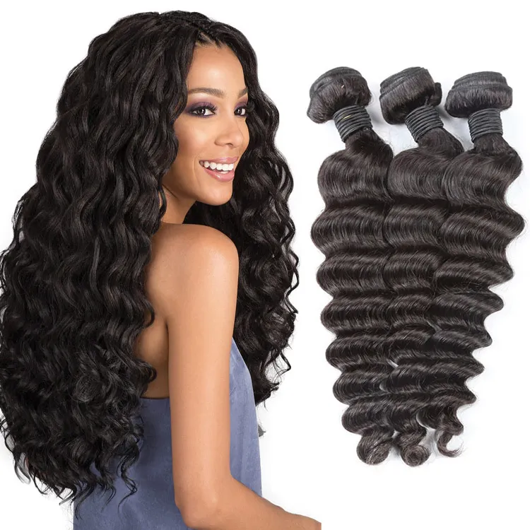

50% OFF 10a Unprocessed Cuticle Aligned Human Hair Indian Virgin Deep Wave Hair