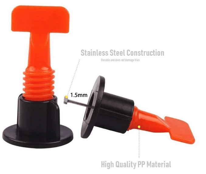 
Tile Leveling System with 1/16 Tile Spacers,Reusable tile levelers with Wrench,Tile Lippage System 