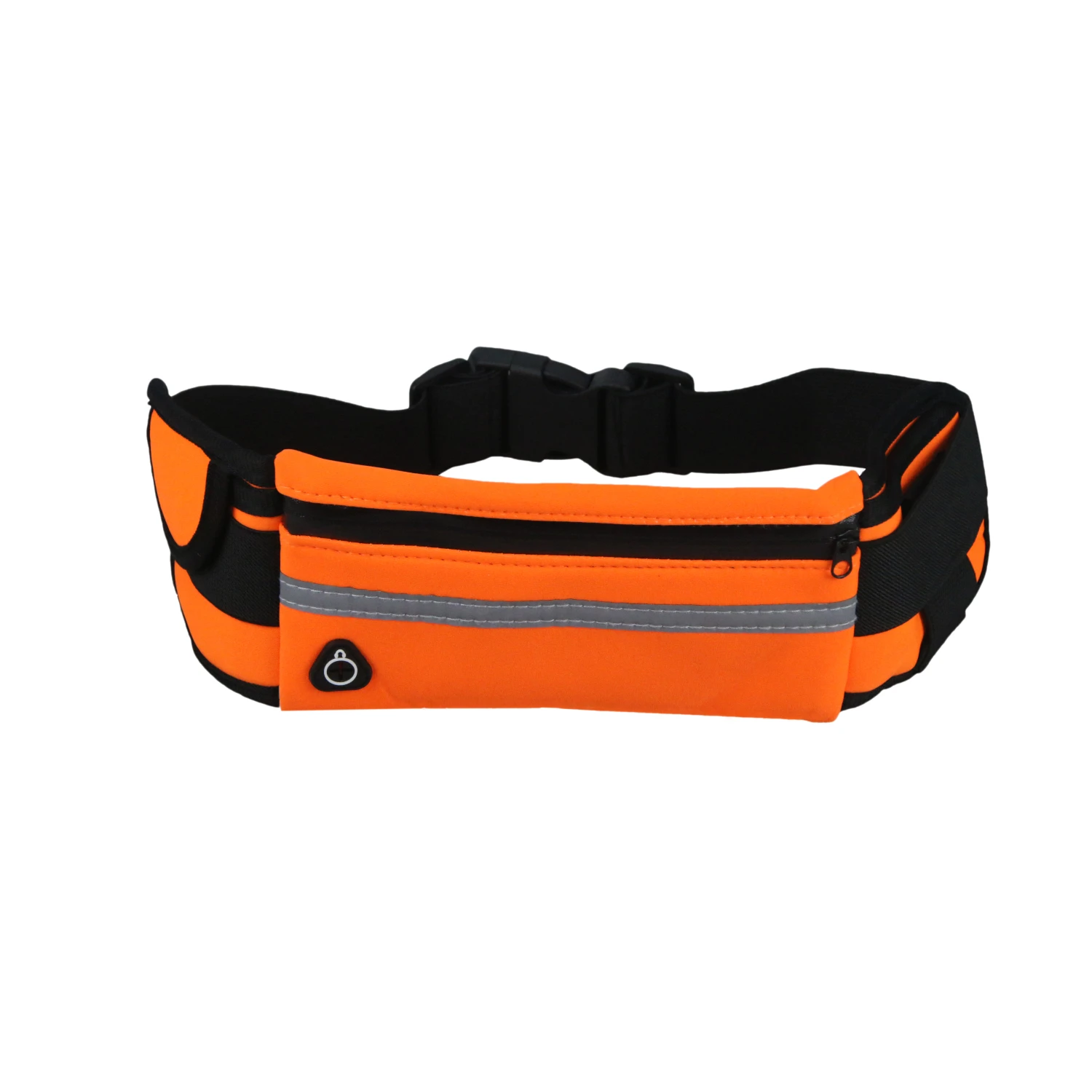 

US Shipping Orange Exercise Runner Pouch Fitness Workout Adjustable Belt Waist Bag for Running Jogging Hiking Cycling Climbing