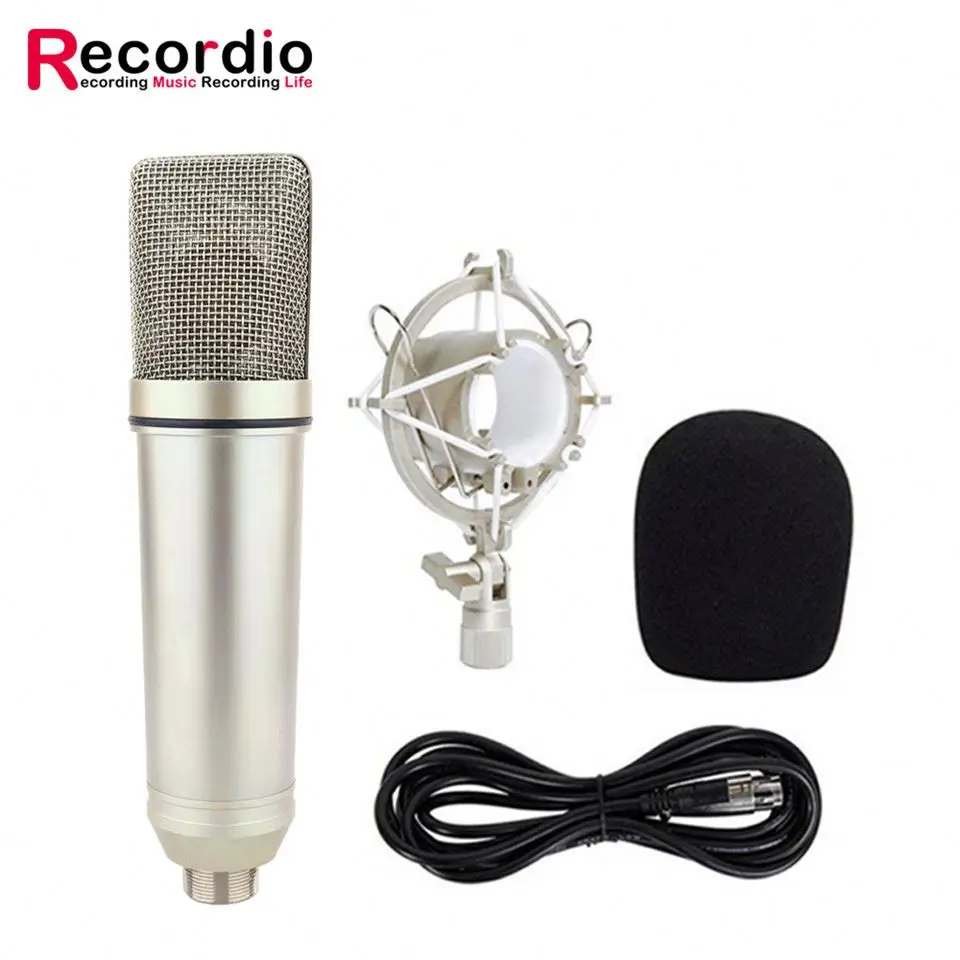 

GAM-U87 Brand New Green Audio Microphone Professional Studio With CE Certificate, Champagne/ black