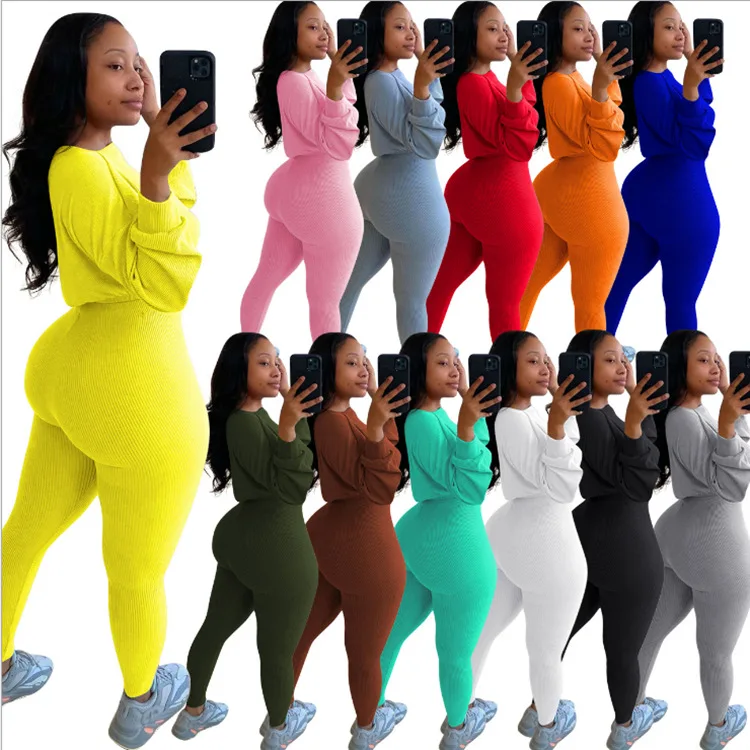 

High Quality Blank Women Sweat Suits Casual Womens Track Suit