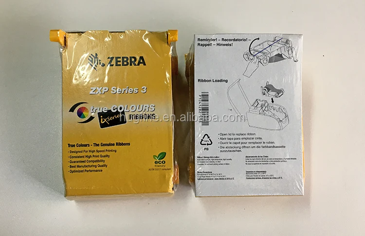 Genuine Zebra Zxp Series 3c True Color Ribbon 800033-340pk - Buy 