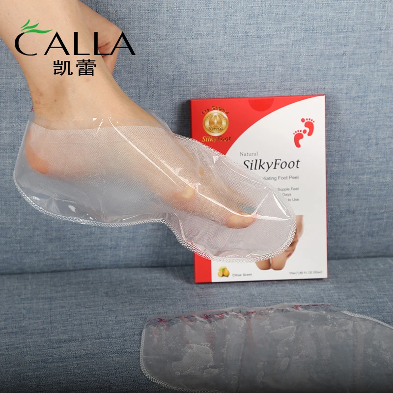 
wholesale OEM japanese lavender socks braphy callus remover baby exfoliating purederm japan peeling foot mask 