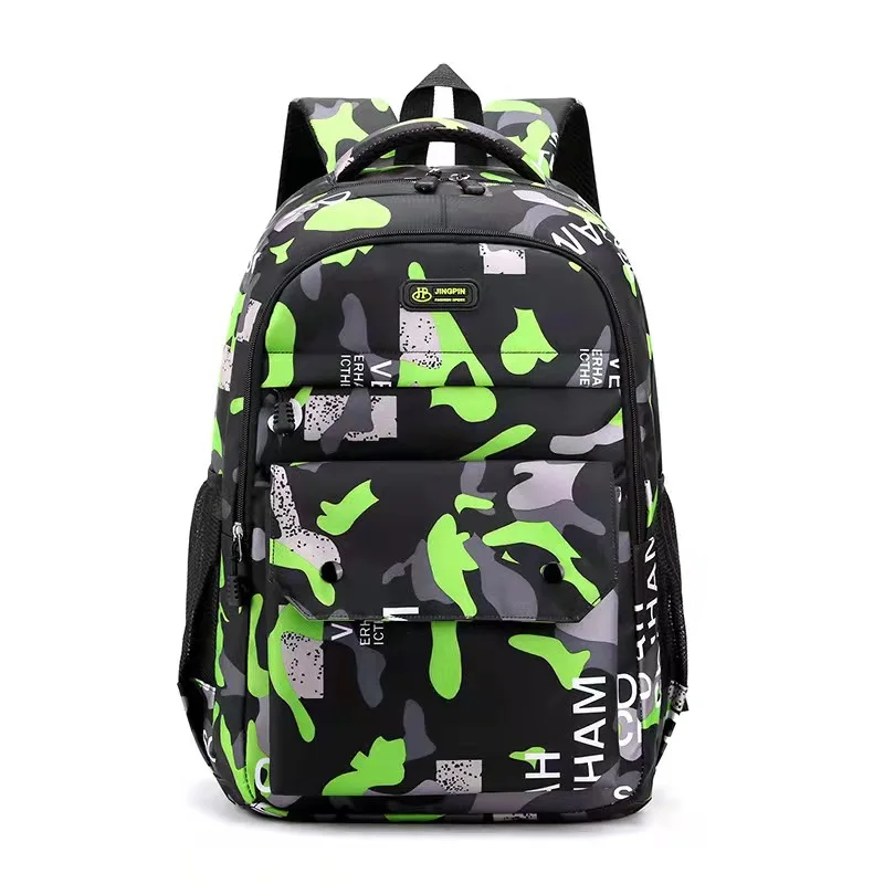 

Fashion New Camouflage school bags kids Outdoor School Travel Laptop Backpack Bag Large Capacity Printing bag, Black/blue/grey/red