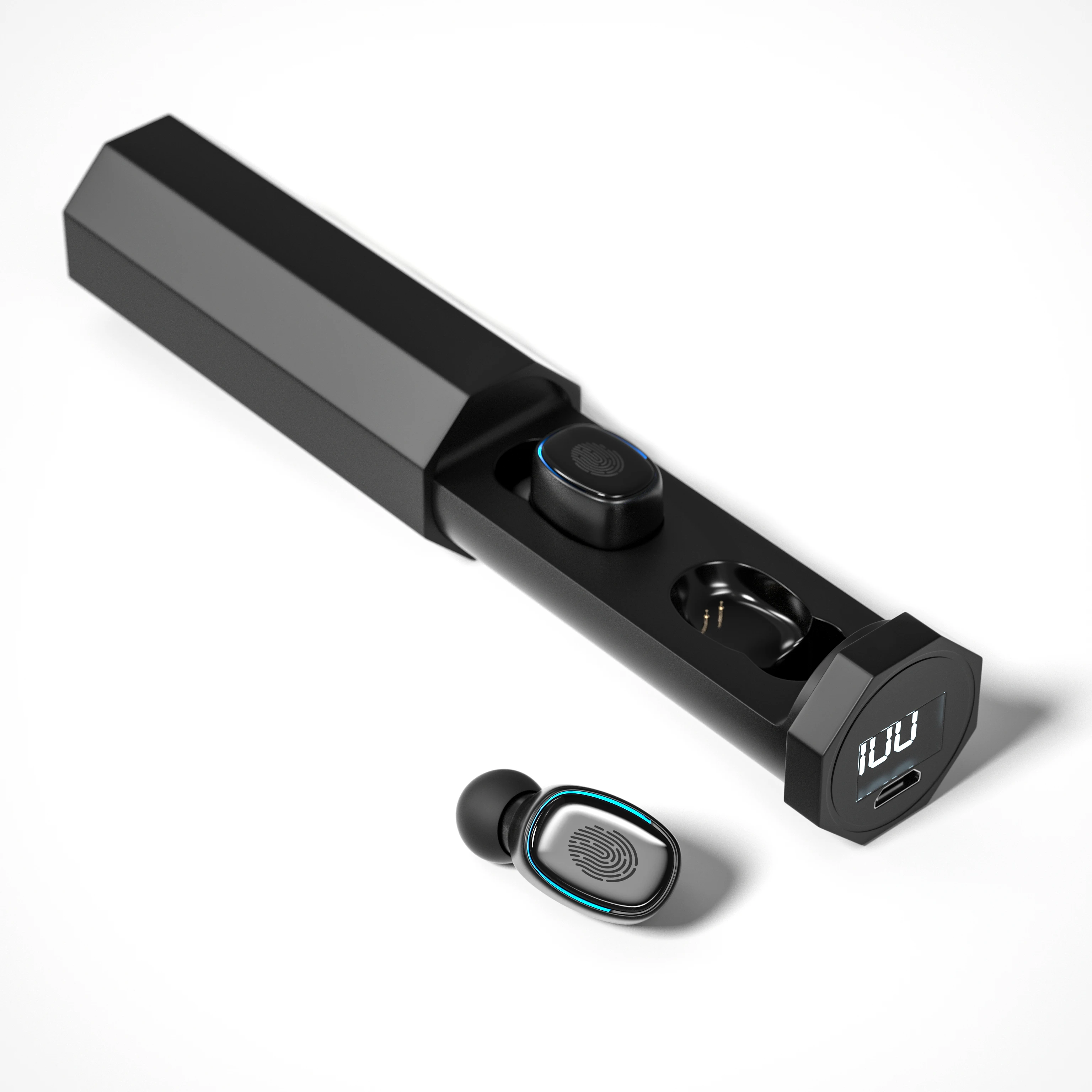 

Dropshipping TWS Column Game Earphone TWS Wireless Earphones 5.0 Touch Earbuds LED Display Wireless Headphones