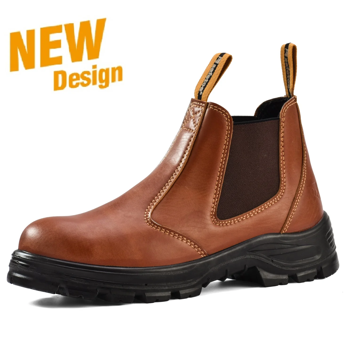 

New Design Water Resistant No Lace Safety Work Boots S3 Steel toe & Steel Midsole