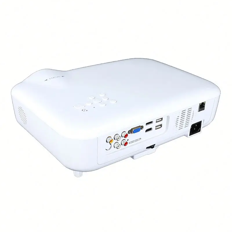 

2019 hot selling best quality church smart wifi . projector, White/black