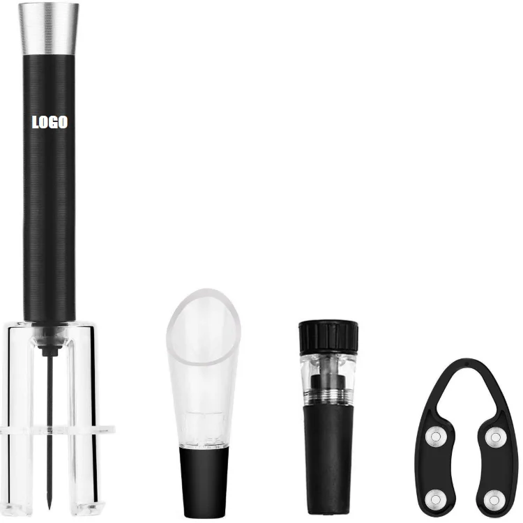 

Wine Air Pressure Pump Bottle Opener Gift Set, Cork Screw Wine Bottle Opener, Wine Bottle Opener Set