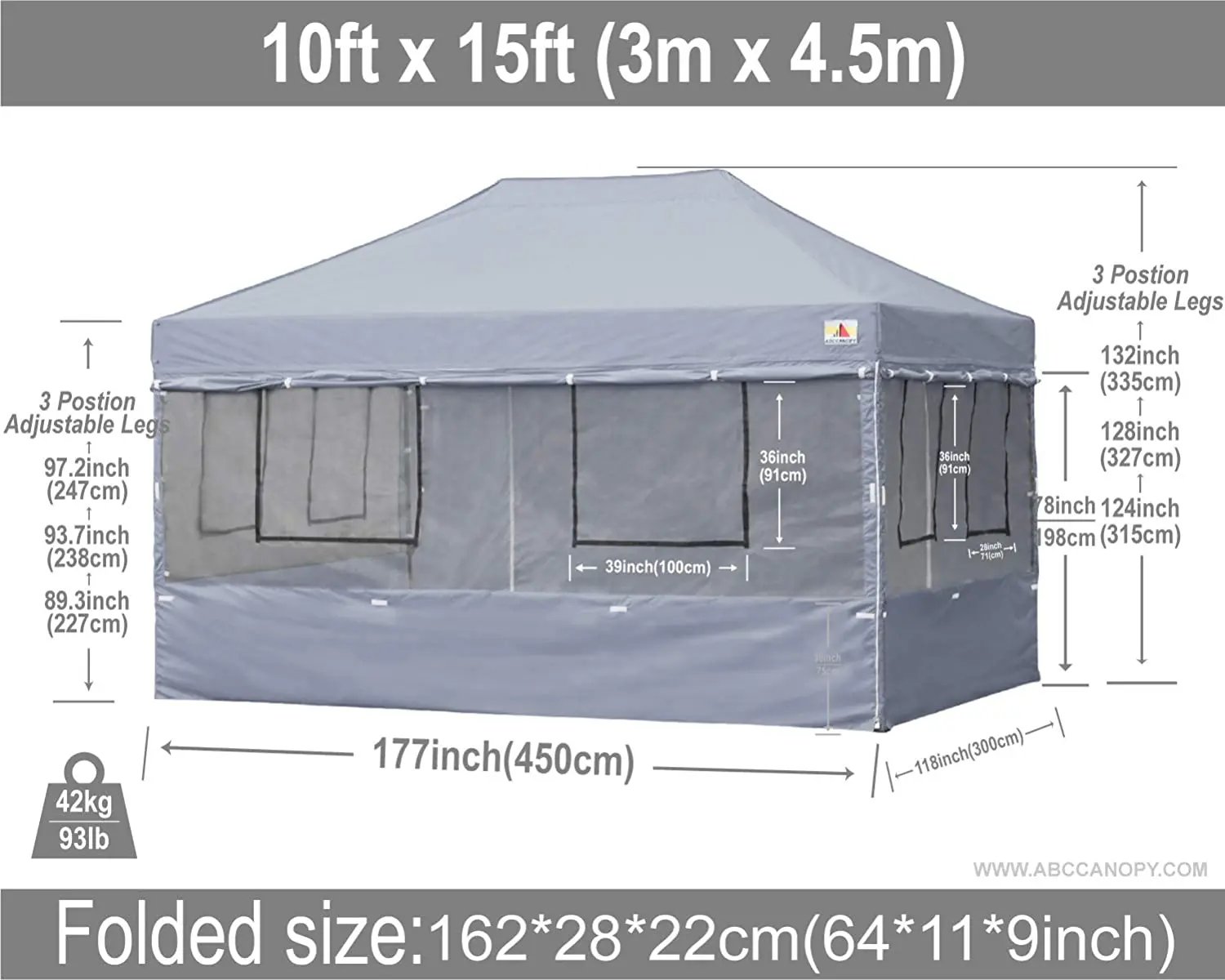 Abccanopy 10x20 Food Vendor Tent 10x20 Food Vendor Booths With Yarn