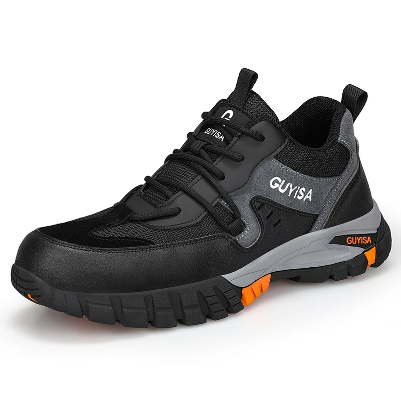 

Men Sport Shoes Industrial Anti-puncture Work Shoes Winter Safety Shoes, As show