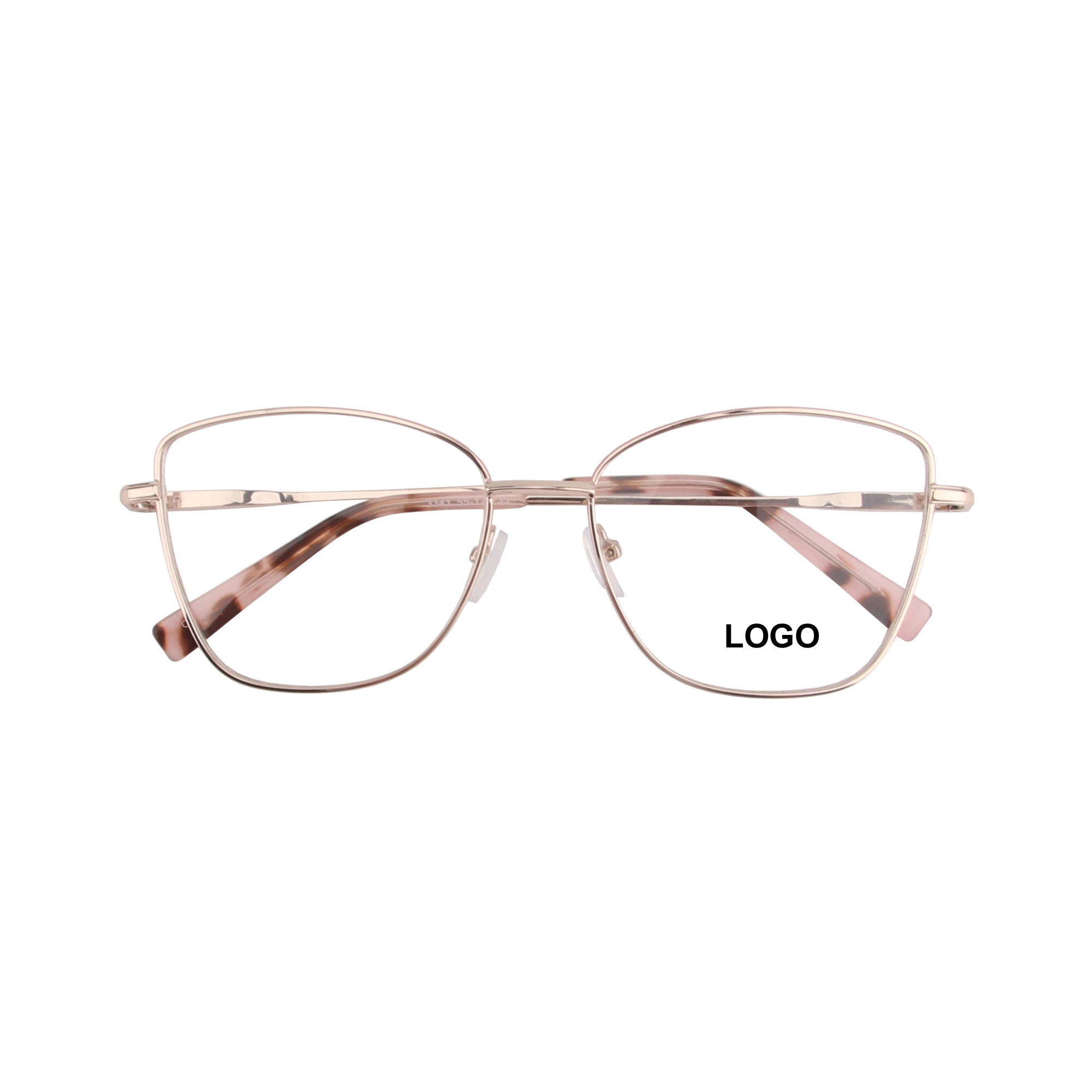 

Metal glasses fashion stainless steel optical frame ready stock eyeglasses