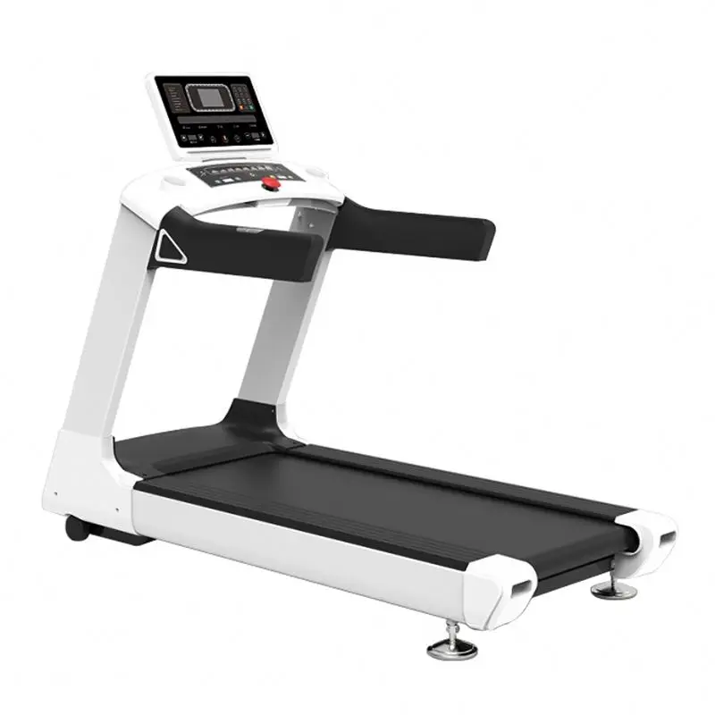 

Body Strong Treadmill Home Use Big Screen Exercise Running Machine Universal Treadmill, White+black
