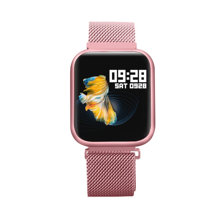New Sport Women Fashion P80 Smart Watch pk p70 Ip68 Waterproof Heart Rate Blood Pressure Sleep Tracker Smart Clock Watch
