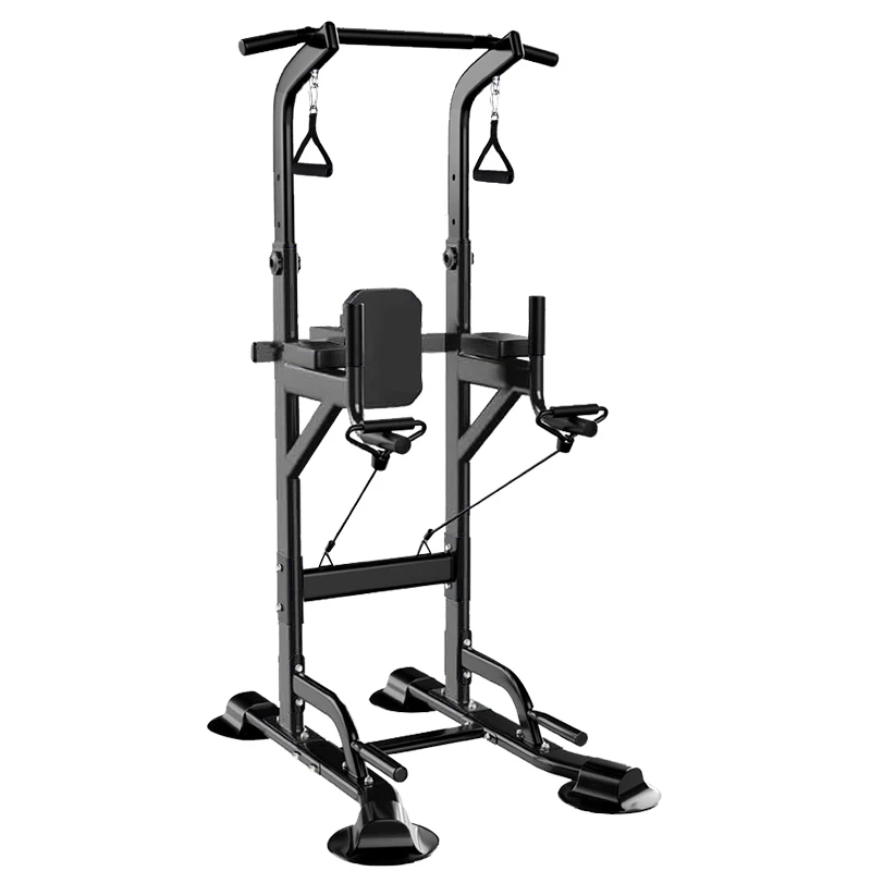 

SD-301 Small Order Quantity Support Multifunction Workout Dip Pull Up Bar Station Fit Power Tower, Black
