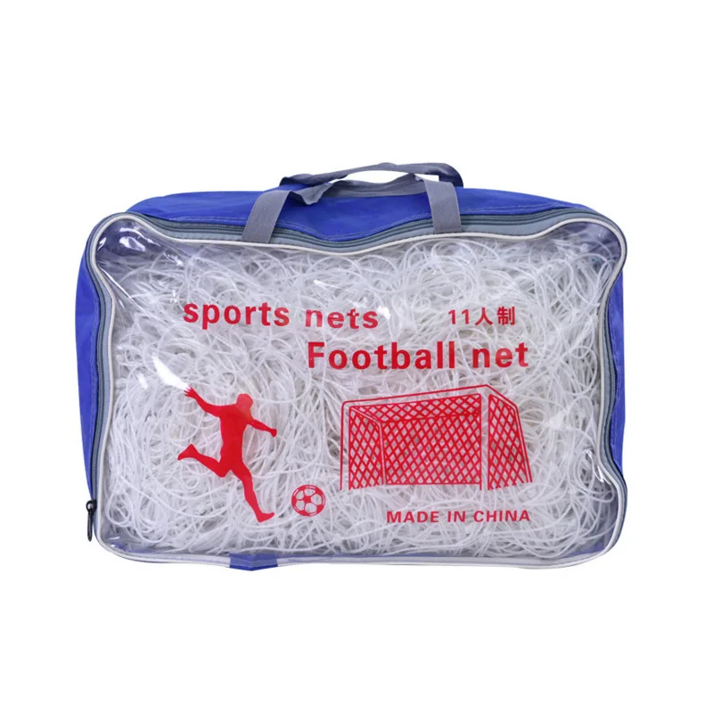 

Guangzhou factory direct 11 players soccer ball goal sell custom your own logo football net match for net for sale