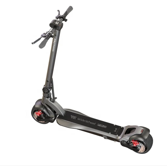 

Best New Fashion Wide Wheel Pro folding dual suspensions dual brakes big wheel Kick Scooter E Scooter Adult