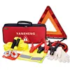 9pcs car emergency kit with warning triangle