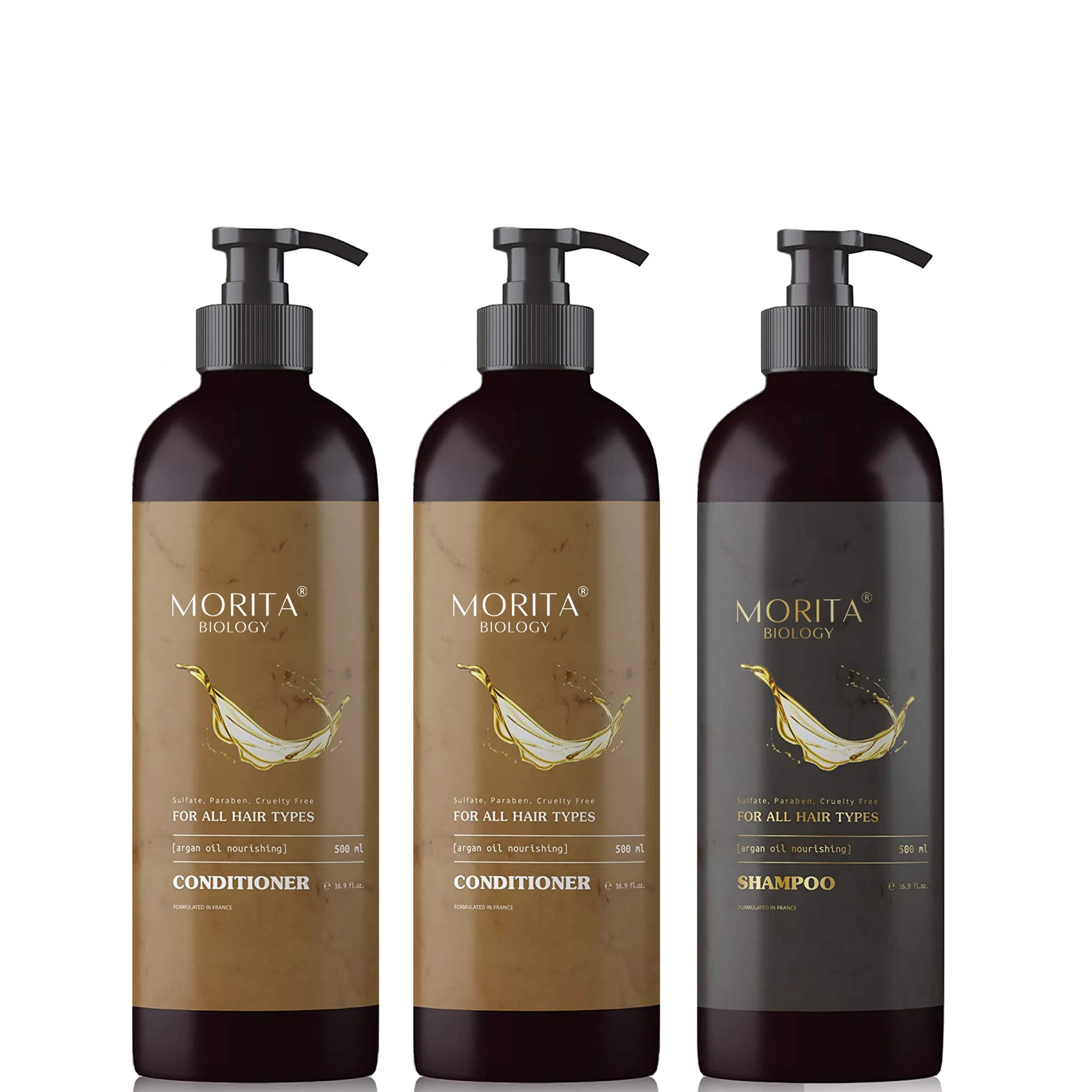 

A Large Number of Spot Wholesale Repair Damage Sulfate Free Argan Oil Nourishing Shampoo for All Hair Types