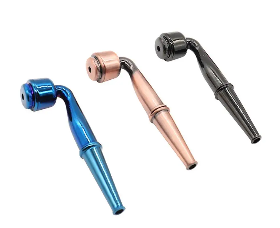 

Fancy Pipe Metal Colourful Portable Mini Holder Pipe, Picture