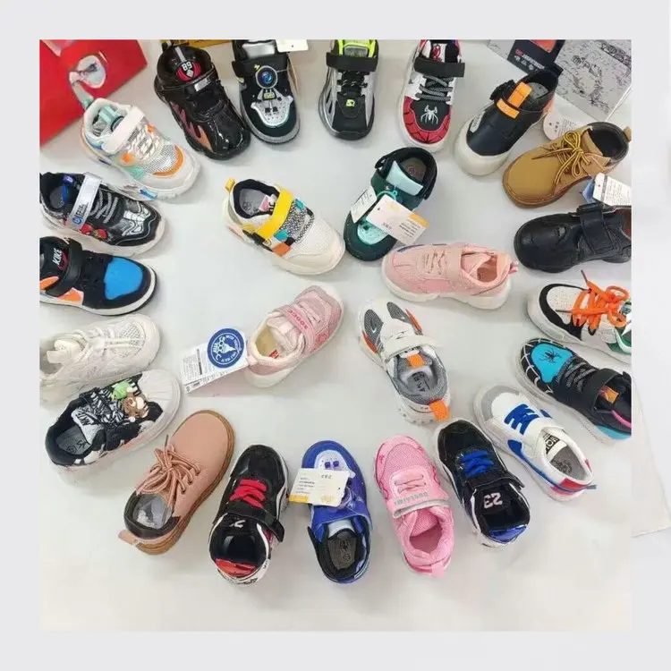

3.25 Dollar Model ZJX023 Shoes Size 15-25 Non-Slip Soft Sole Running Kids Baby Shoes With Different Patterns