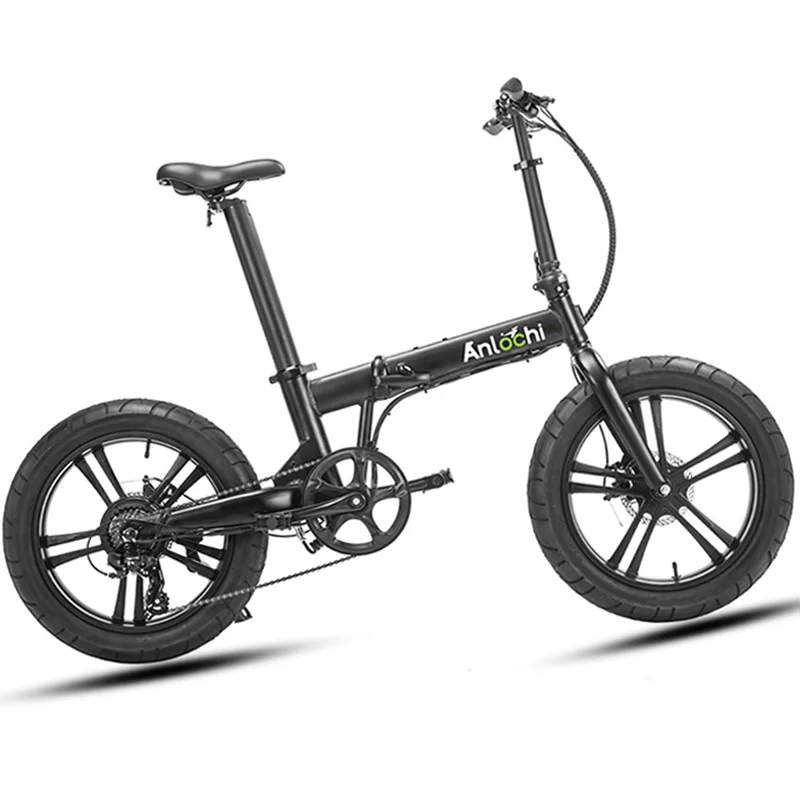 

ANLOCHI 2021 cheapest price 20inch 36V 250W electric bike ebike fat tire folding dirt bike adult