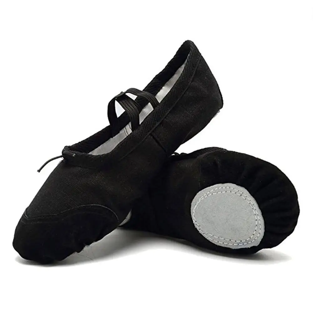 

Wholesale Kids Women Flats Dance Slippers Shoes Satin Canvas dance shoes for ballet, Red,pink,skin color