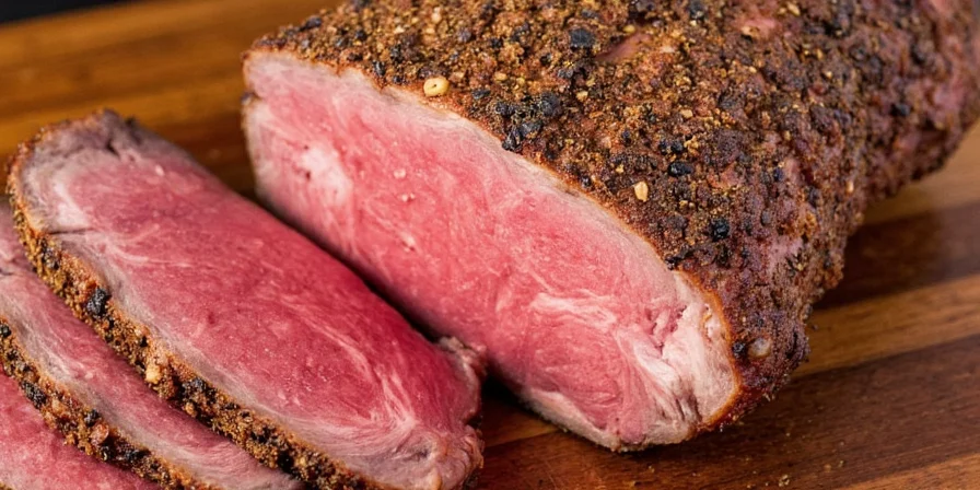 Juicy roast beef