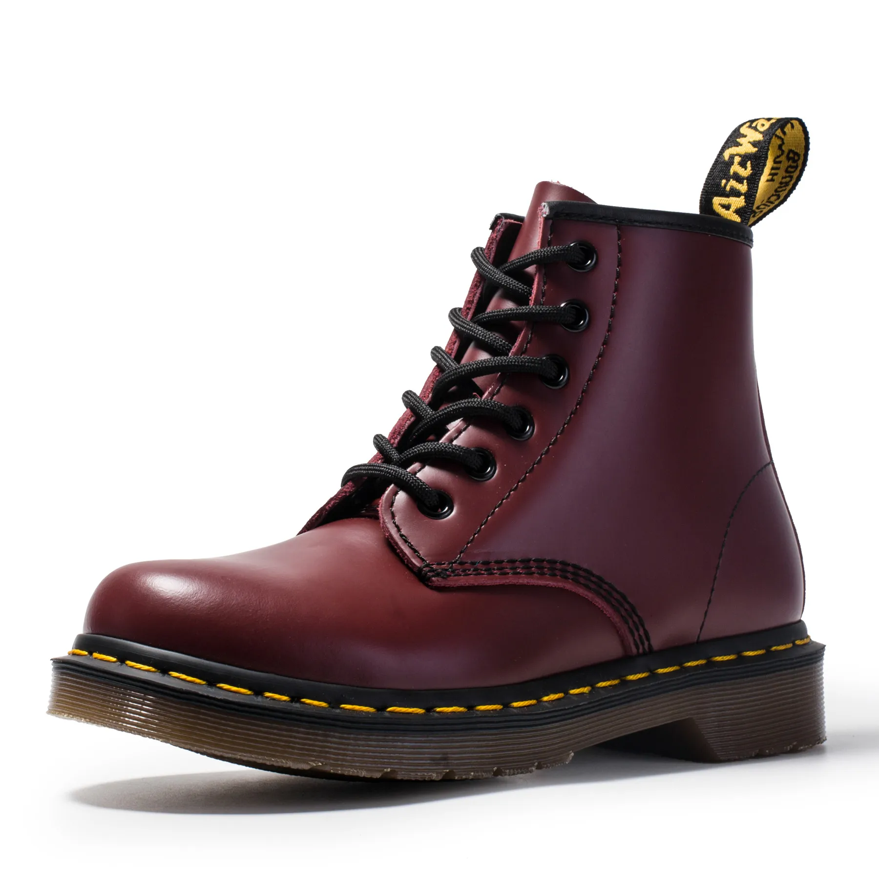 

Genuine Leather Shoes Dr Boots Classic Smooth Leather 6-Hole Martens Boots