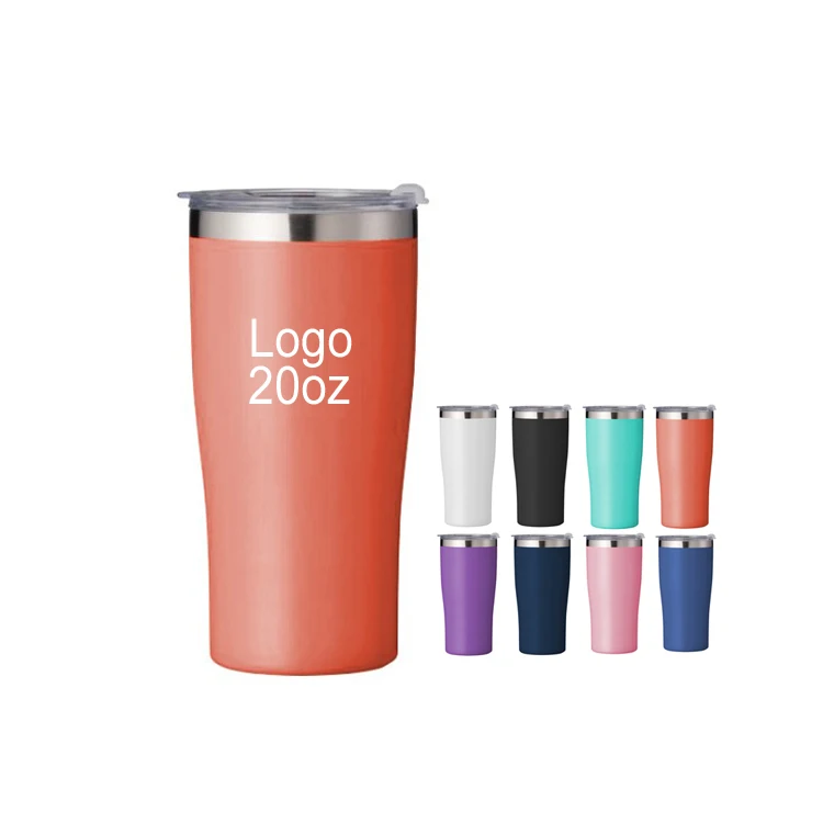 

OEM 20oz Double Wall Insulated Coffee Mugs Stainless Steel Vauum Drinking Cup Office Traveling Water Tumbler, Customized color