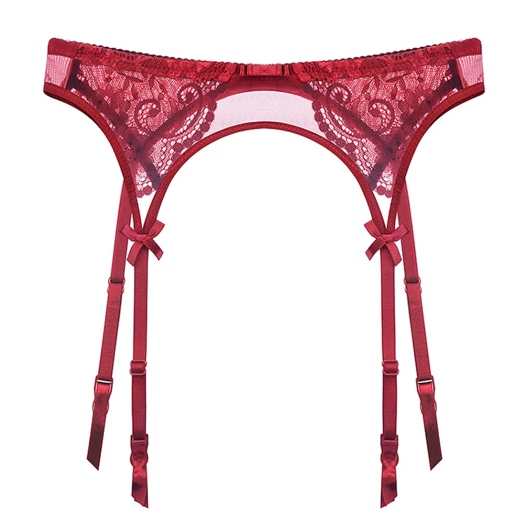 2019europe And America Sexy Lace Transparent Lingerie Ladies Suspender ...