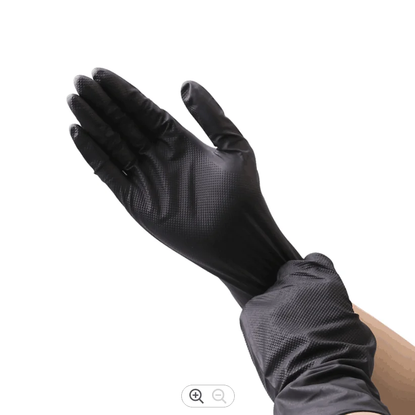 

Industrial Heavy Duty Diamond Textured Black Advance Car Repair Mechanical Gloves