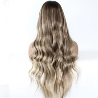 

130% density piano 2 tone color full/front/360 lace wig virgin human hair with swiss lace topper wigs in stock