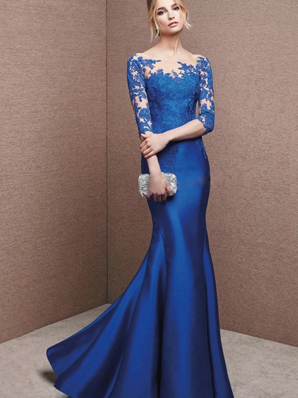 latest royal blue gown