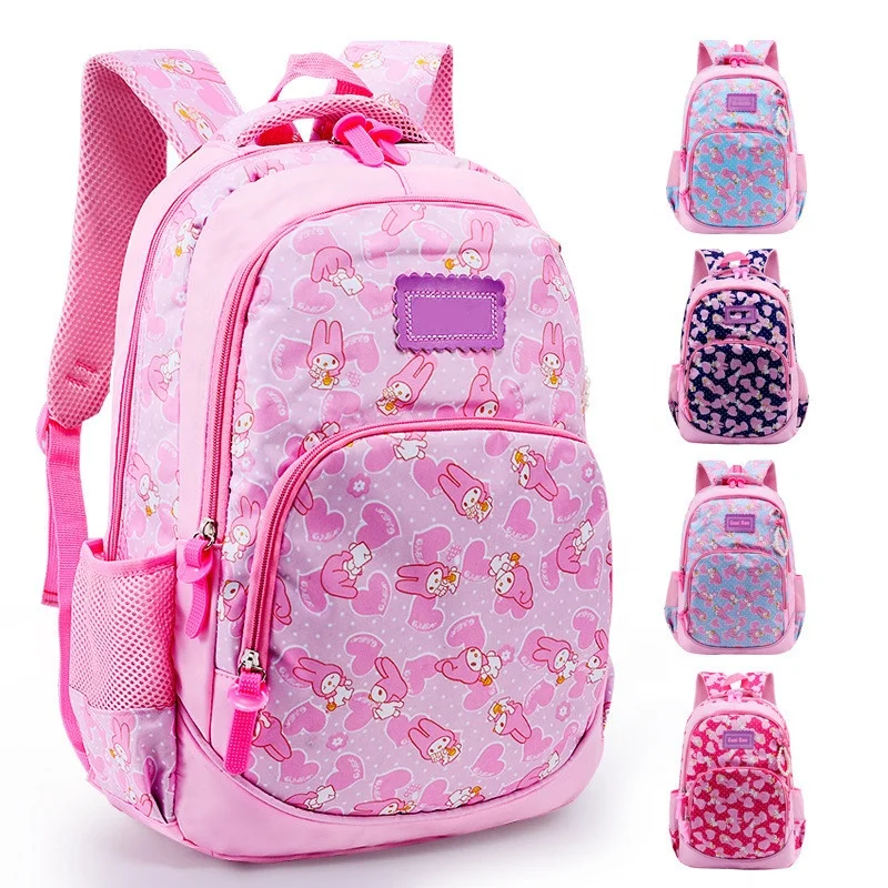 

Wholesale new cartoon cute children's shoulder bag breathable strap mochilas primary school students backpack, Blue,pink