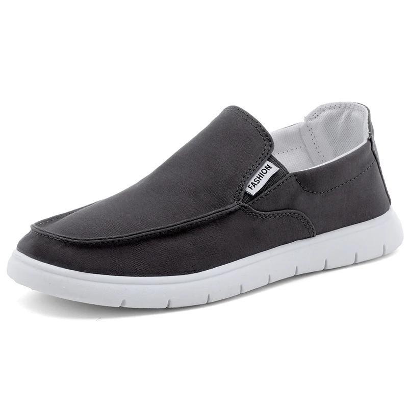 

Recommended Wholesale Slip On Men Canvas Shoes Casual Sneakers OEM Custom Logo Available, Customized color