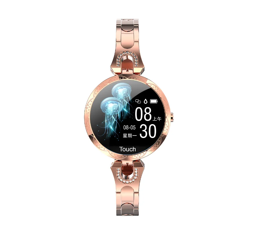 

2021 amazon hot Dropshipping Ak15 Women Smart Watch Sports BT Smartwatch Waterproof Heart Rate blood pressure Monitor